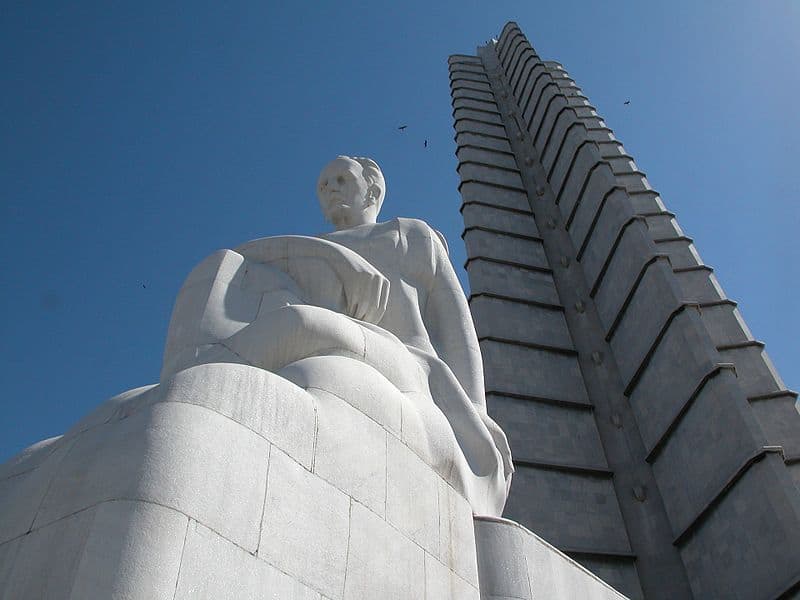 Memorial José Martí, una de las estatuas más emblemáticas de Cuba.