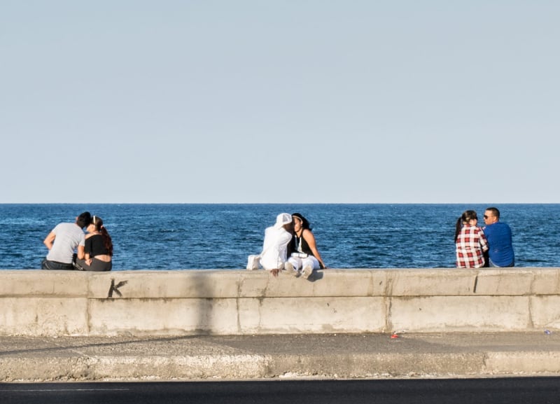 El Malecón de La Habana es uno de los lugares más románticos de Cuba