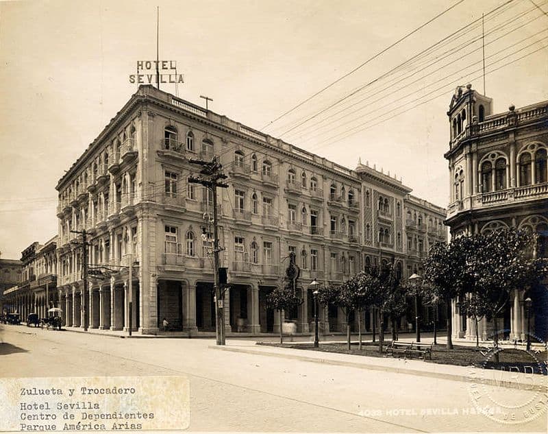 El Hotel Sevilla en 1930