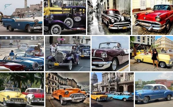 Automóviles antiguos en Cuba