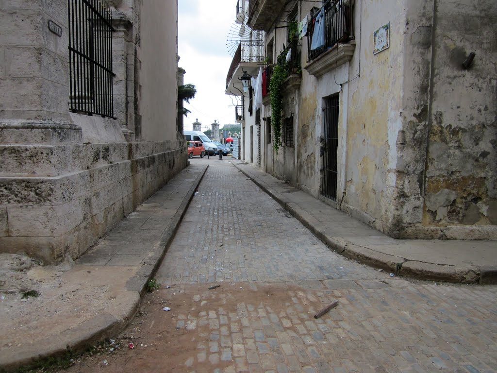 Callejón del Templete: la calle más pequeña de La Habana