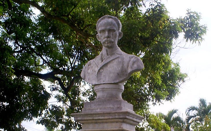 Busto de José Martí en San Luis