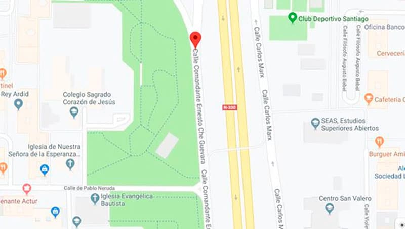 Eliminan el nombre del Che Guevara en una calle de Zaragoza