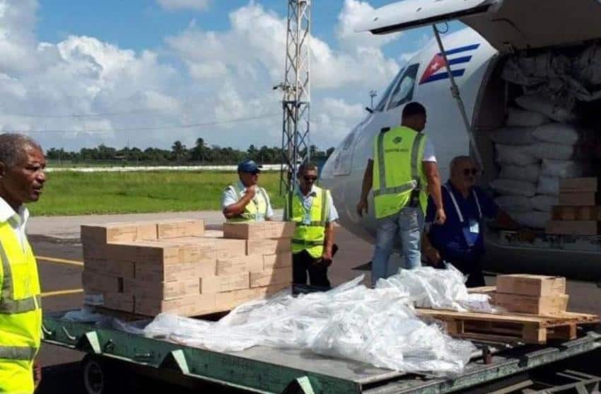 Cuba envía primer cargamento de ayuda humanitaria a Las Bahamas