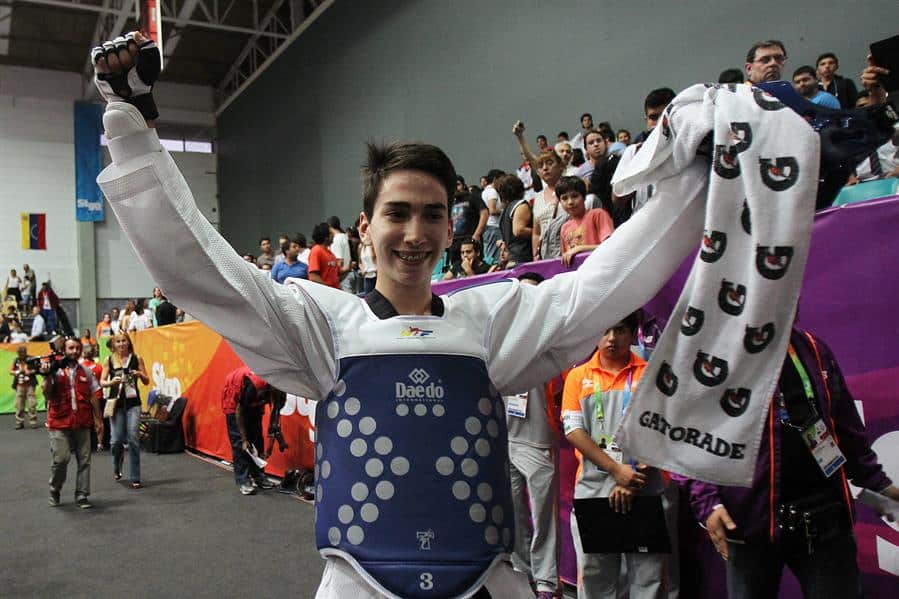 El chileno Ignacio Morales, quien participará en orneo de taekwondo en Cuba