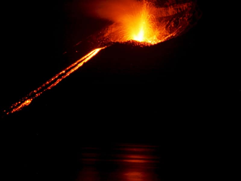 Varios volcanes se activaron simultáneamente en abril del año 2020