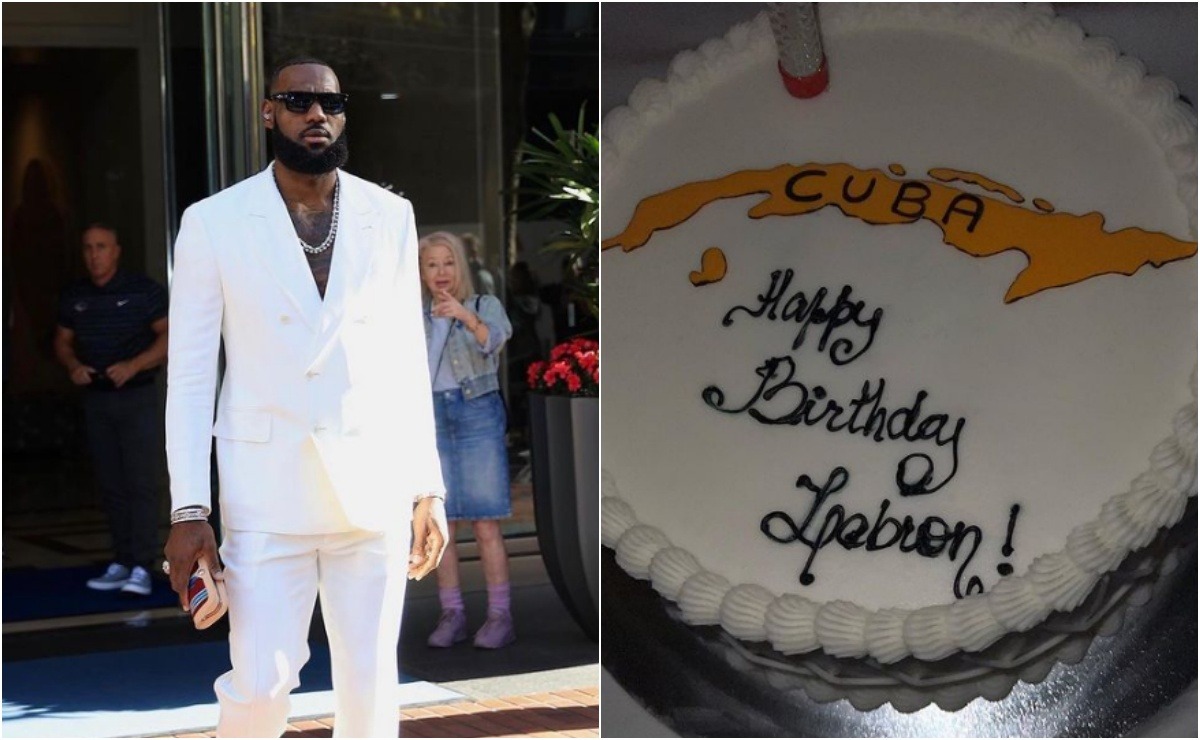 El pastel de cumpleaños de Lebron James tenía una isla de Cuba - Todo Cuba