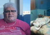 Recorre las redes video de Carlos Massola ya fallecido esperando por el carro fúnebre